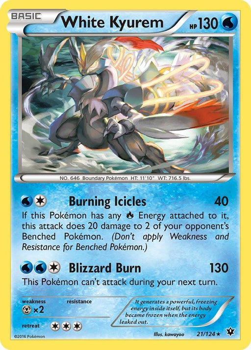 White Kyurem (21/124) (Theme Deck Exclusive) [XY: Fates Collide] - for just $0.35! 
