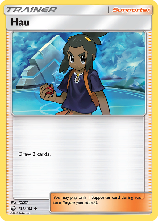 Hau (132/168) [Sun & Moon: Celestial Storm] - Just $0.05! Shop now at Retro Gaming of Denver