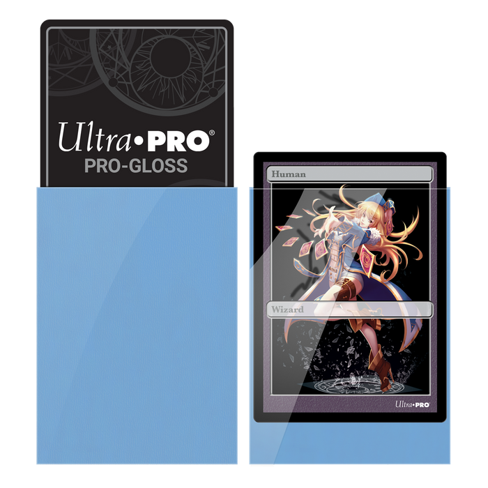 Ultra PRO: Small 60ct Sleeves - PRO-Gloss (Light Blue) - Just $0! Shop now at Retro Gaming of Denver