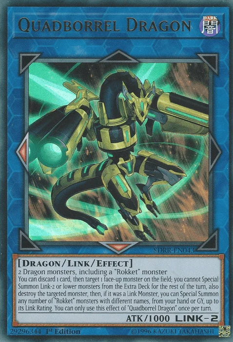 Quadborrel Dragon [SDRR-EN043] Ultra Rare - for just $0.15! 
