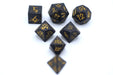Matt Black with Gold Barbarian Dice Set - for just $39.99! 