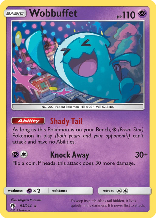 Wobbuffet (93/214) [Sun & Moon: Lost Thunder] - for just $0.25! 