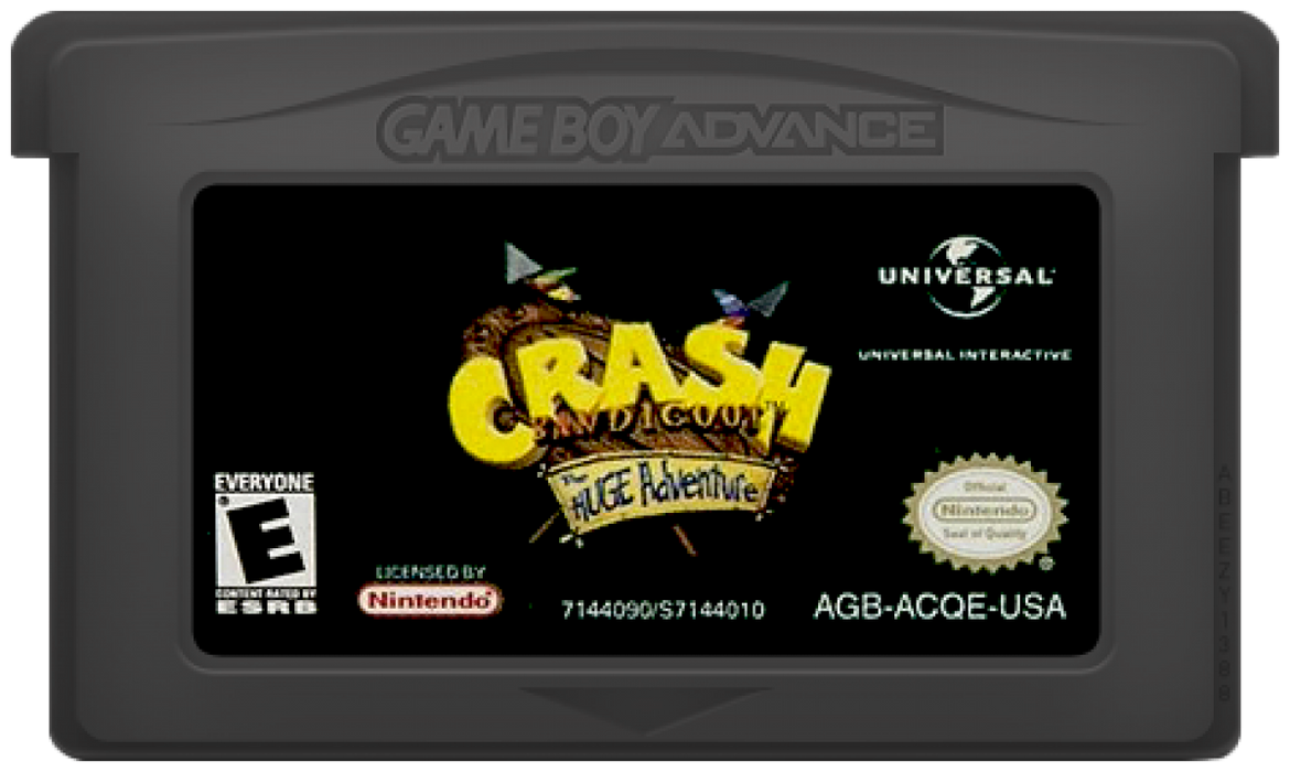 Crash Bandicoot: The Huge Adventure – Game Boy Advance (GBA) - for just $0! 