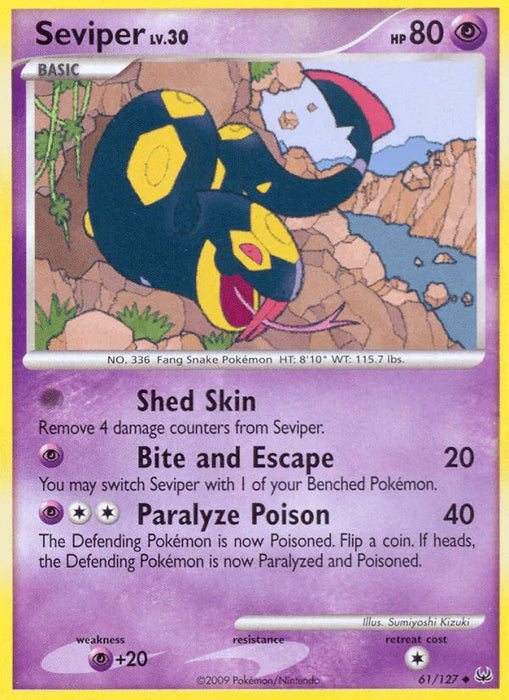 Seviper (61/127) [Platinum: Base Set] - for just $0.20! 