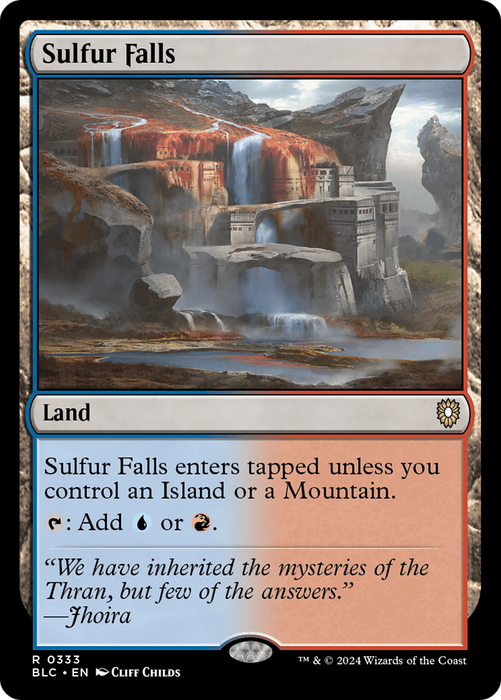 Sulfur Falls (BLC-333) - Bloomburrow Commander - for just $0.13! 