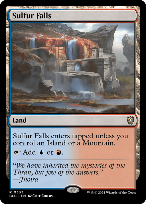 Sulfur Falls (BLC-333) - Bloomburrow Commander - for just $0.13! 