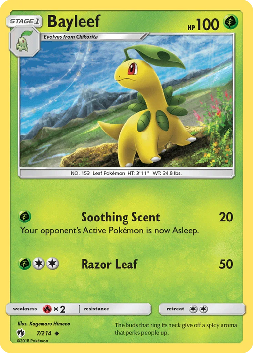 Bayleef (7/214) [Sun & Moon: Lost Thunder] - for just $0.35! 