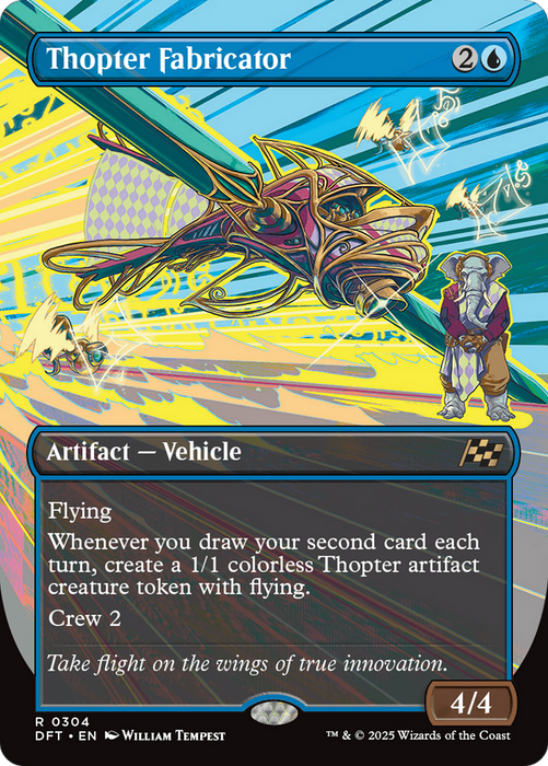 Thopter Fabricator (DFT-304) - Aetherdrift (Borderless) Foil - for just $0.16! 