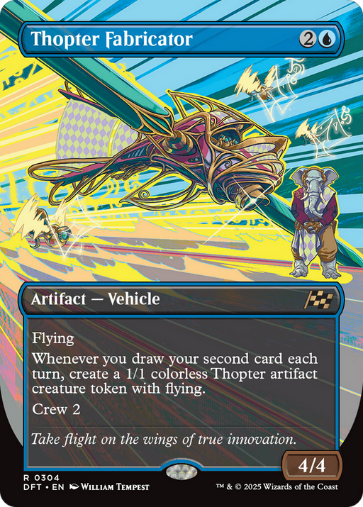 Thopter Fabricator (DFT-304) - Aetherdrift (Borderless) Foil - for just $0.16! 