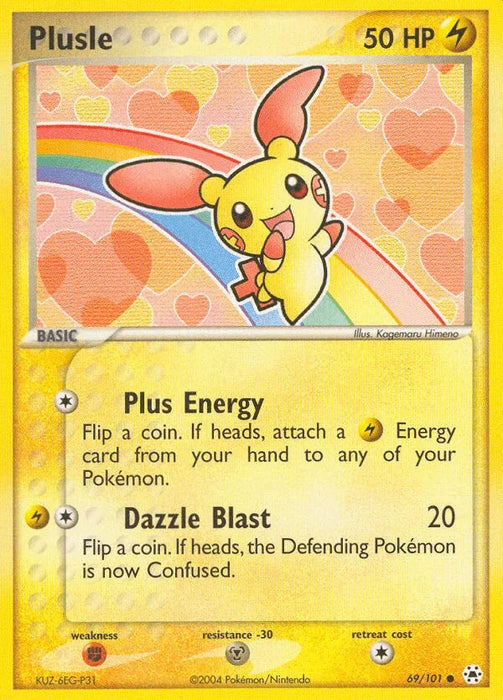 Plusle (69/101) [EX: Hidden Legends] - for just $14.30! 
