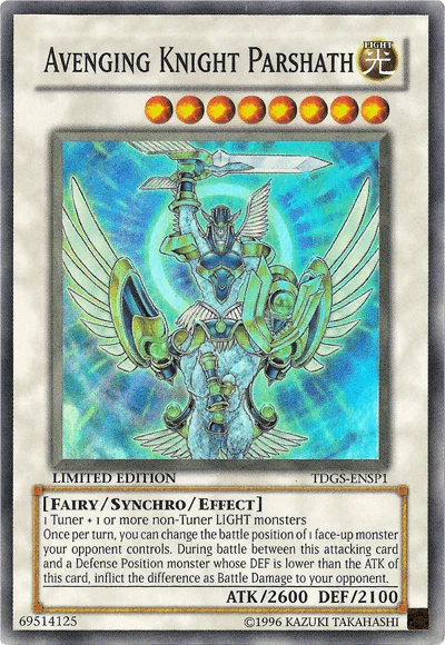 Avenging Knight Parshath [TDGS-ENSP1] Super Rare - for just $6.40! 