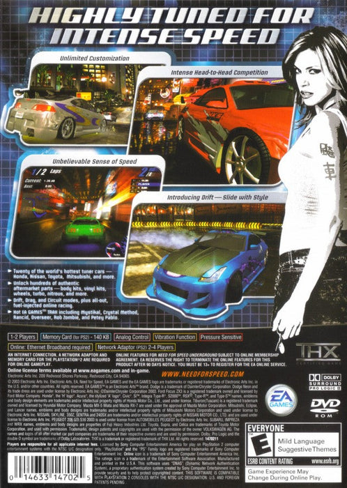 Need for Speed: Underground – PlayStation 2 (PS2) - for just $12.99! 