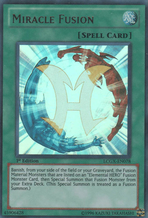 Miracle Fusion [LCGX-EN078] Ultra Rare - for just $2.70! 