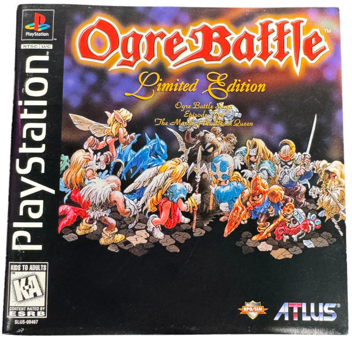 Ogre Battle [Complete In Box]  – PlayStation 1 (PS1) - for just $171.99! 