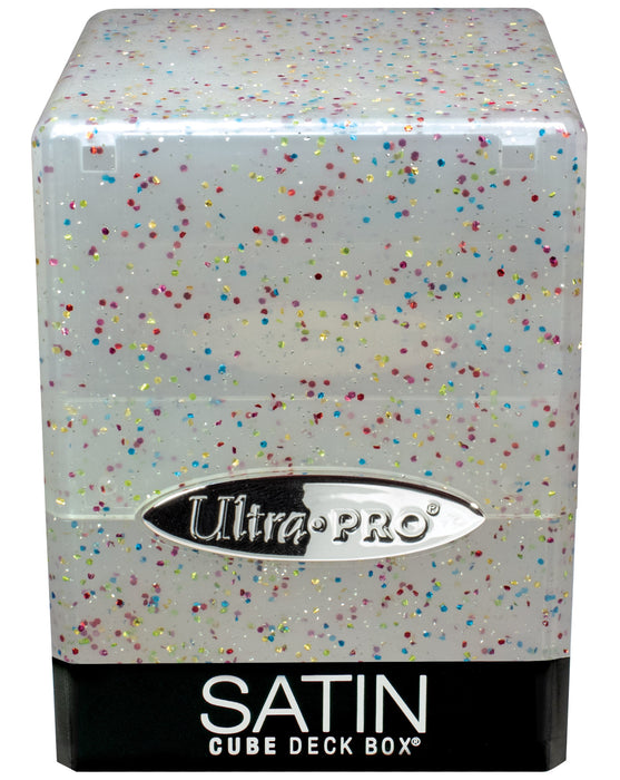 Ultra PRO: Satin Cube - Glitter Clear - for just $0! 
