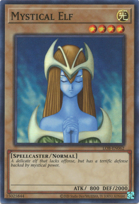 Mystical Elf (25th Anniversary) [LOB-EN062] Super Rare - for just $1.20! 