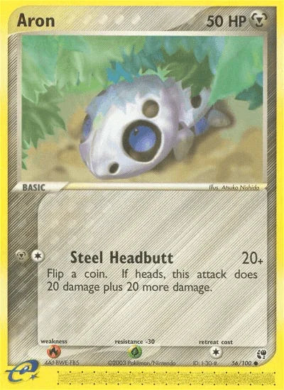 Aron (56/100) [EX: Sandstorm] - for just $0.55! 