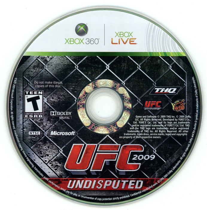 UFC 2009 Undisputed – Xbox 360 (X360) - for just $0! 