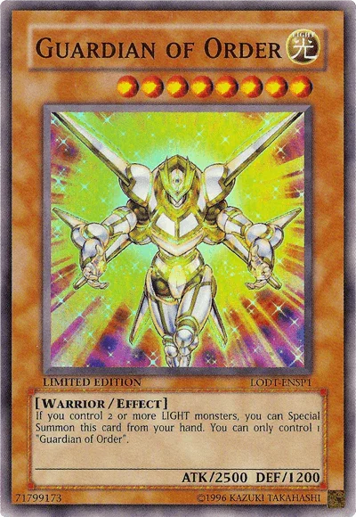 Guardian of Order [LODT-ENSP1] Super Rare - for just $0.20! 