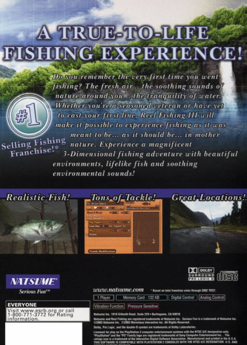 Reel Fishing III – PlayStation 2 (PS2) - for just $7.99! 