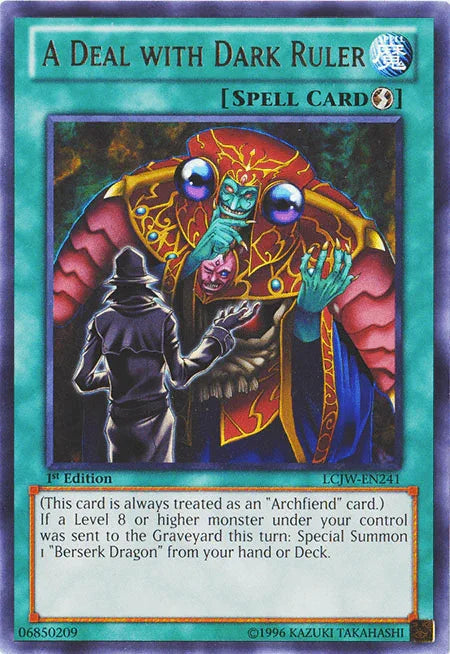 A Deal with Dark Ruler [LCJW-EN241] Rare - for just $0.20! 