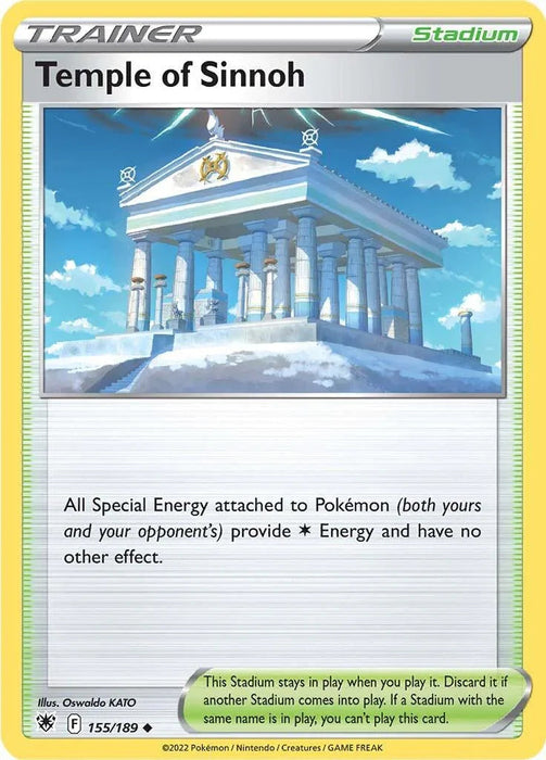 Temple of Sinnoh (155/189) [Sword & Shield: Astral Radiance] - for just $0.10! 
