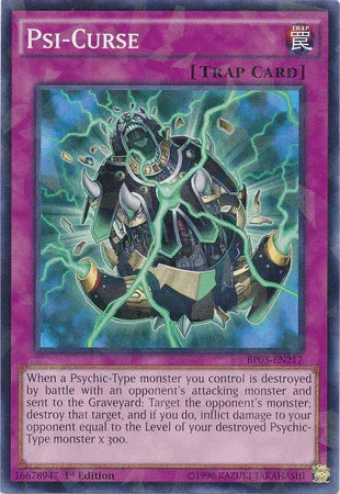 Psi-Curse [BP03-EN217] Shatterfoil Rare - for just $0.10! 