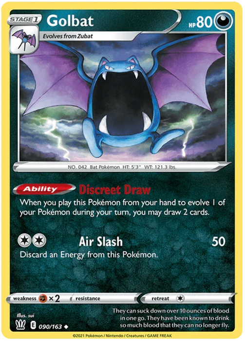Golbat (090/163) [Sword & Shield: Battle Styles] - for just $0.10! 