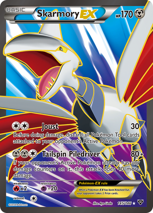 Skarmory EX (145/146) [XY: Base Set] - Just $2.65! Shop now at Retro Gaming of Denver