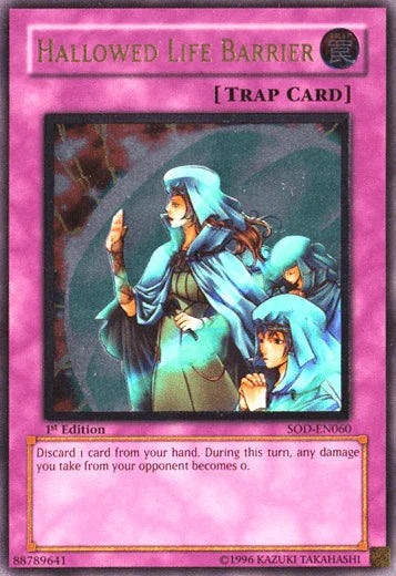Hallowed Life Barrier [SOD-EN060] Ultimate Rare - for just $2.50! 