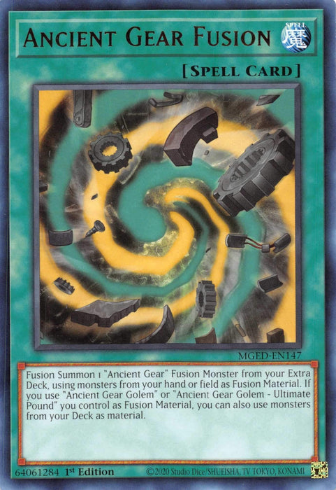 Ancient Gear Fusion [MGED-EN147] Rare - for just $0.30! 