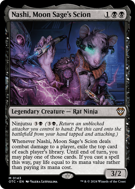 Nashi, Moon Sage's Scion (OTC-143) - Outlaws of Thunder Junction Commander - for just $1.11! 