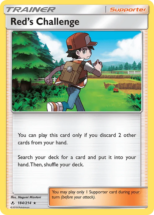 Red's Challenge (184/214) [Sun & Moon: Unbroken Bonds] - for just $0.30! 