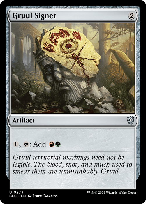 Gruul Signet (BLC-273) - Bloomburrow Commander - for just $0.11! 