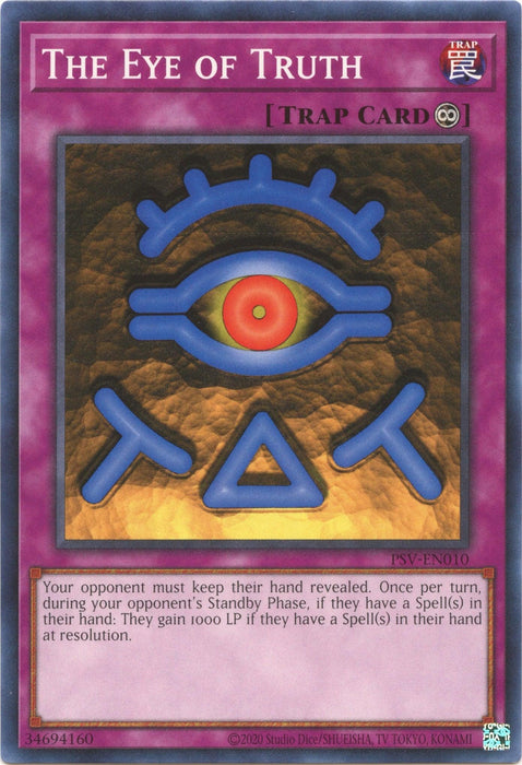 The Eye of Truth (25th Anniversary) [PSV-EN010] Common - for just $0.15! 