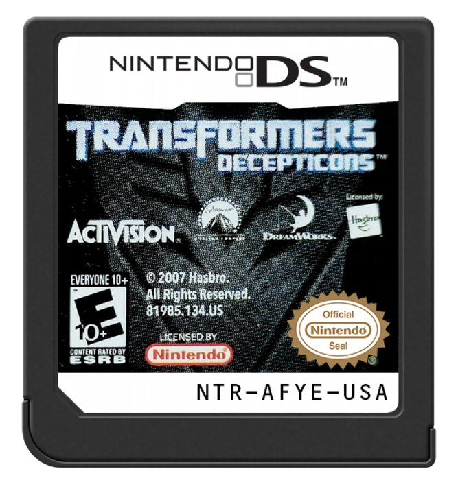 Transformers: Decepticons – Nintendo DS (DS) - for just $0! 
