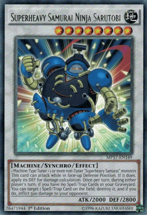 Superheavy Samurai Ninja Sarutobi [MP17-EN149] Rare - for just $0.15! 