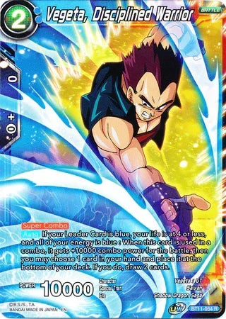 Vegeta, Disciplined Warrior (BT11-054) [Vermilion Bloodline] - for just $0.15! 