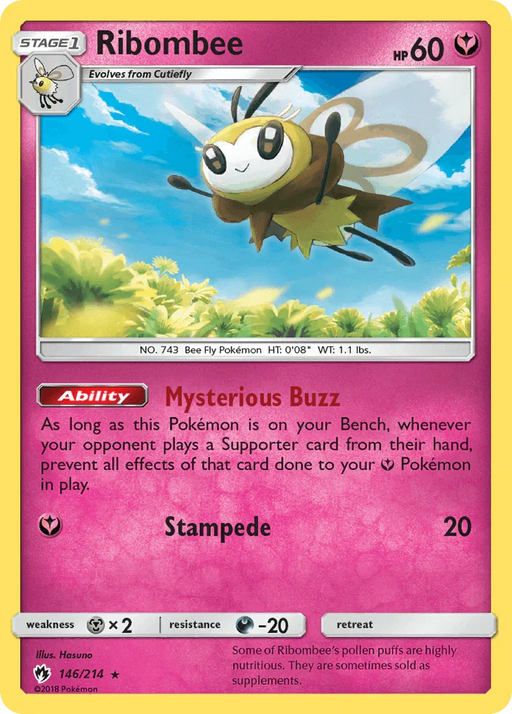 Ribombee (146/214) [Sun & Moon: Lost Thunder] - for just $0.35! 