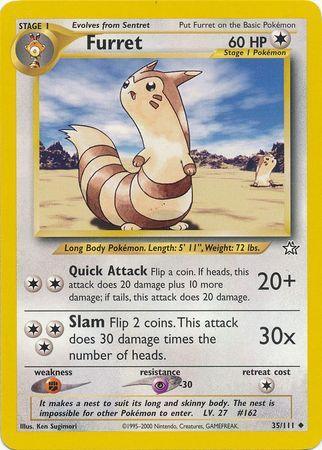Furret (35/111) [Neo Genesis Unlimited] - for just $0.90! 