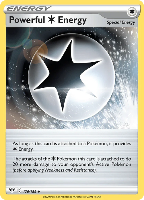Powerful Colorless Energy (176/189) [Sword & Shield: Darkness Ablaze] - for just $0.10! 