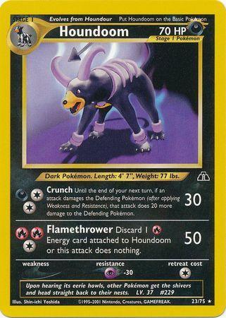 Houndoom (23/75) [Neo Discovery Unlimited] - for just $5.80! 