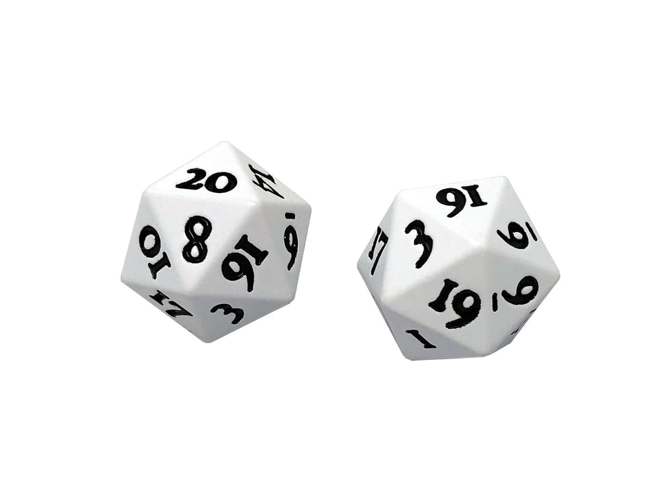 Ultra PRO: Heavy Metal Dice - D20 (White) - for just $0! 