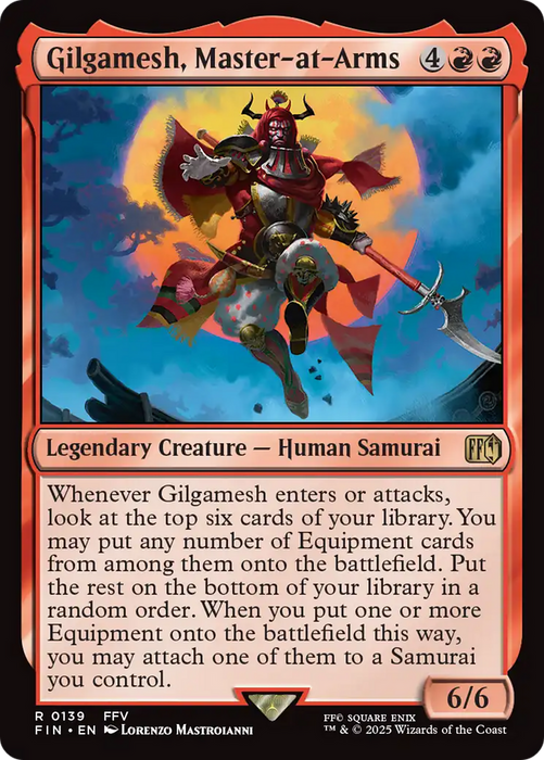 Gilgamesh, Master-at-Arms (FIN-139) - FINAL FANTASY Foil - for just $0.22! 