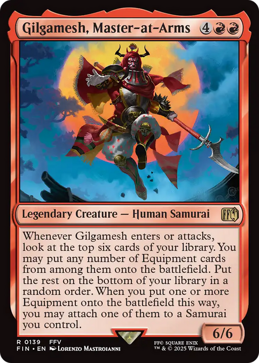 Gilgamesh, Master-at-Arms (FIN-139) - FINAL FANTASY Foil - for just $0.22! 