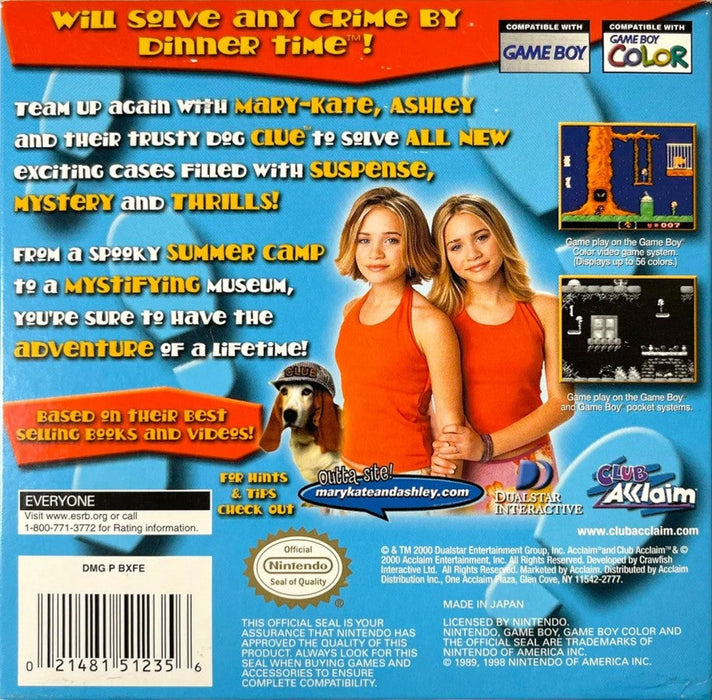 Mary-Kate and Ashley Get a Clue – Game Boy Color (GBC) - for just $4.99! 