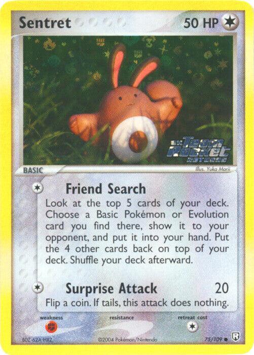 Sentret (75/109) (Stamped) [EX: Team Rocket Returns] - for just $18! 