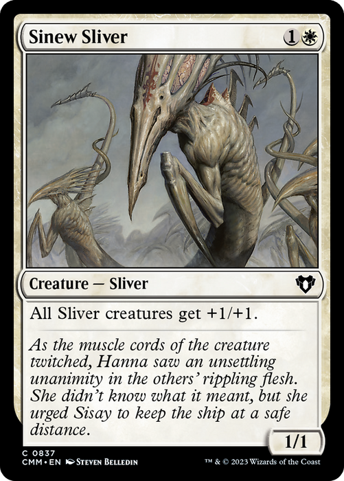 Sinew Sliver (CMM-837) - Commander Masters - for just $0.17! 