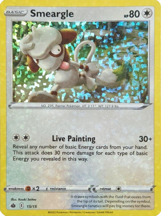 Smeargle (15/15) [McDonald's Promos: Match Battle] - for just $0.40! 