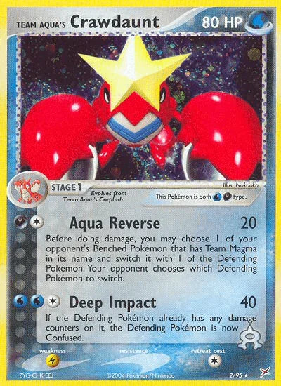 Team Aqua's Crawdaunt (2/95) [EX: Team Magma vs Team Aqua] - for just $7! 